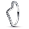 Pandora Sparkling Wave Ring