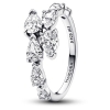 Pandora Sparkling Overlapping Band Ring