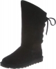 BEARPAW Womens Phylly Tall Suede Boots - Black - 8