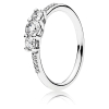 Pandora Clear Three-Stone Ring