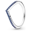 Pandora Timeless Wish Sparkling Blue Ring