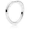 PANDORA Heart-Shaped Pandora Logo Ring