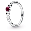 Pandora Dark Red Beaded Ring