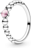 Pandora October Petal Pink Beaded Ring