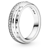 PANDORA Triple Band Pave Ring