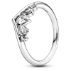 PANDORA Sparkling Pear & Marquise Wishbone Ring