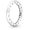 Pandora Logo & Hearts Ring