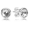 PANDORA April Droplets Stud Earrings - Rock Crystal