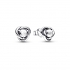 Pandora April Birthstone Eternity Circle Stud Earrings