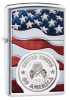 Zippo 250 American Stamp on Flag Lighter
