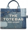 Marc Jacobs The Deconstructed Denim Medium Tote Bag - Indigo Multi