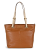 Michael Kors Bedford Leather Tote - Luggage - 30H4GBFT6L-230