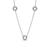 Pandora Pave Circles Chain Necklace