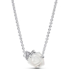 Pandora White Rose in Bloom Collier Necklace