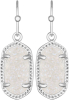 Kendra Scott Lee Rhodium Earrings - 4217711449