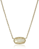 Kendra Scott Signature Elisa Gold Plated Ivory Mother-Of-Pearl Pendant Necklace - 4217711454