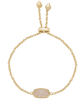 Kendra Scott Elaina Bracelet - Gold & Iridescent Drusy - 4217714522