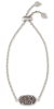 Kendra Scott Elaina Silver Bracelet - Platinum Drusy - 4217714525