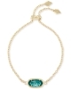 Kendra Scott Elaina Adjustable Chain Bracelet in London Blue - 4217715352