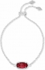 Kendra Scott Elaina Silver Bracelet in Berry Clear - 4217717605