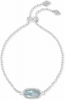 Kendra Scott Elaina Chain Bracelet in Light Blue Illusion - 4217717607