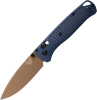 Benchmade Bugout Crater Blue Grivory Knife