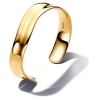 Pandora Organically Shaped Broad Open Bangle 14k gold plating