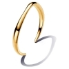 Pandora Organically Shaped Open Bangle 14k gold plating