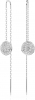 Swarovski Sublima Drop Earrings White Rhodium Plated