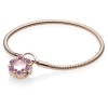 Pandora Moments Heraldic Radiance Padlock Clasp Bracelet