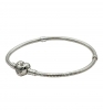 Pandora Pandora Moments Heart Clasp Snake Chain Bracelet