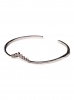 PANDORA Tiara Wishbone Open Bangle Size 7.5 - 598338CZ-3
