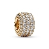 Pandora Sparkling Pave Triple-row Charm