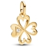Pandora ME Heart Four-leaf Clover Medallion Charm