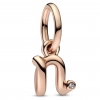 Pandora Letter N Script Alphabet Dangle Charm