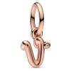 Pandora Letter V Script Alphabet Dangle Charm