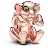 Pandora Rose Disney The Lion King Nala Charm 14K Rose Gold-Plated