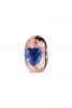 Pandora Colours Blue Heart Solitaire Clip Charm - 789203C02