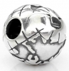 PANDORA Sterling Silver Globe Travel Clip