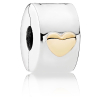 Pandora Classic Heart Fixed Clip Charm - 792080