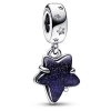 Pandora Celestial Galaxy Star Murano Dangle Charm