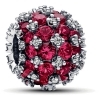 Pandora Sparkling Pave Round Pink Charm