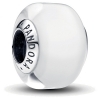 Pandora White Mini Murano Glass Charm