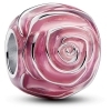 Pandora Pink Rose in Bloom Charm