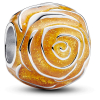 Pandora Yellow Rose in Bloom Charm