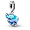 Pandora Blue Murano Glass Elephant Dangle
