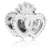PANDORA United Regal Hearts Charm - 797670