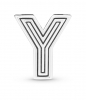 Pandora Reflexions Letter Y Clip Charm - 798221