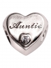 PANDORA Auntie Heart Sterling Silver Charm With Clear Cubic Zirconia - 798261CZ