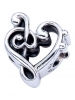 PANDORA Heart Treble Clef Sterling Silver Charm - 798346